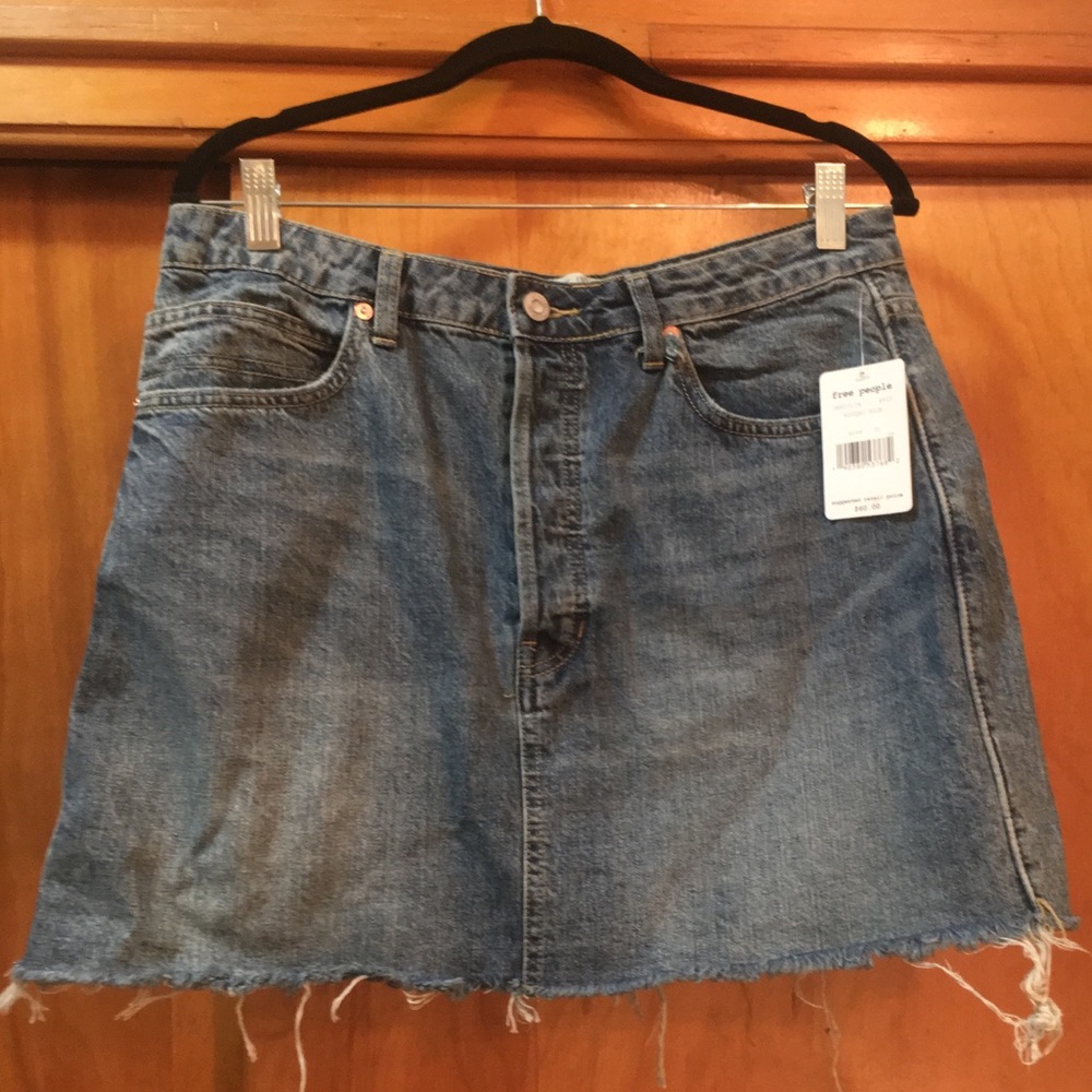 Free People Denim Skirt